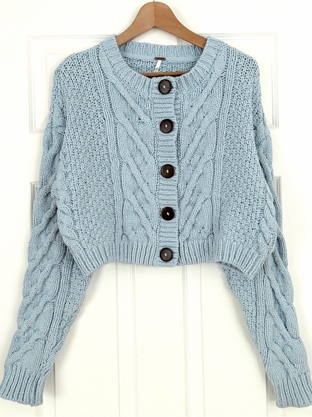 Free People Bonfire Cardi Size L - Picture 3 of 7